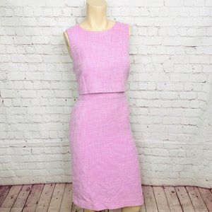 J. Crew Going Places Lavender Tweed Dress 14